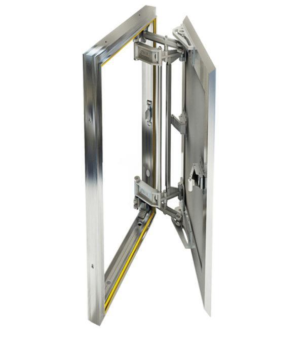 Люк ревизионный под плитку Хаммер Слава алюминиевый 600х1200 мм скрытый нажимной