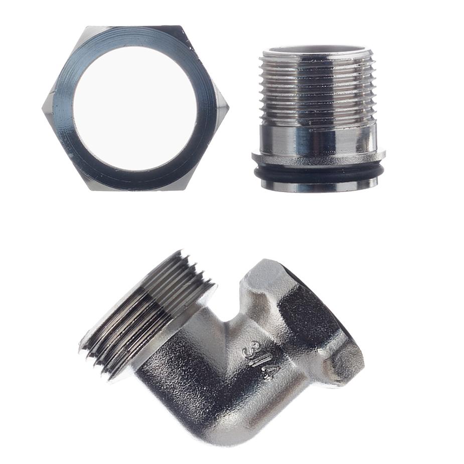 Американка угловая 3/4 ВР(г) х 3/4 НР(ш) латунная Американка угловая 3/4 ВР(г) х 3/4 НР(ш) латунная