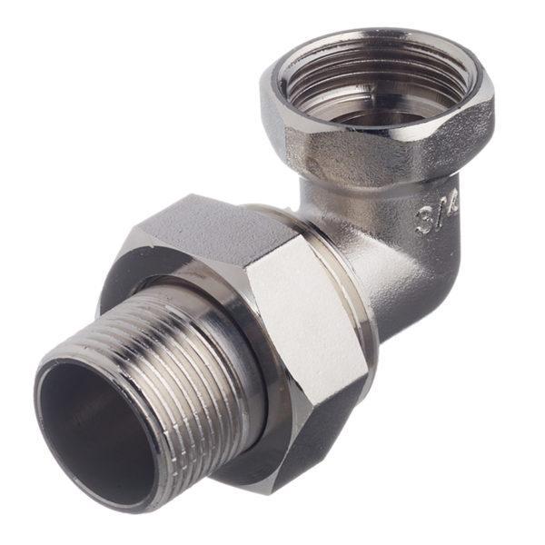 Американка угловая 3/4 ВР(г) х 3/4 НР(ш) латунная Американка угловая 3/4 ВР(г) х 3/4 НР(ш) латунная