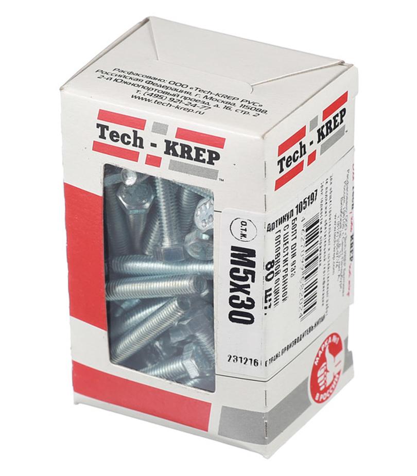 Болт оцинкованный M5x30 мм DIN 933 (80 шт.) Болт оцинкованный M5x30 мм DIN 933 (80 шт.)