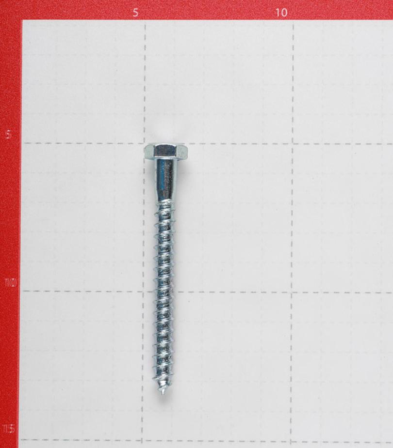 Болт сантехнический 8х80 мм DIN 571 оцинкованный (20 шт.) Болт сантехнический 8х80 мм DIN 571 оцинкованный (20 шт.)