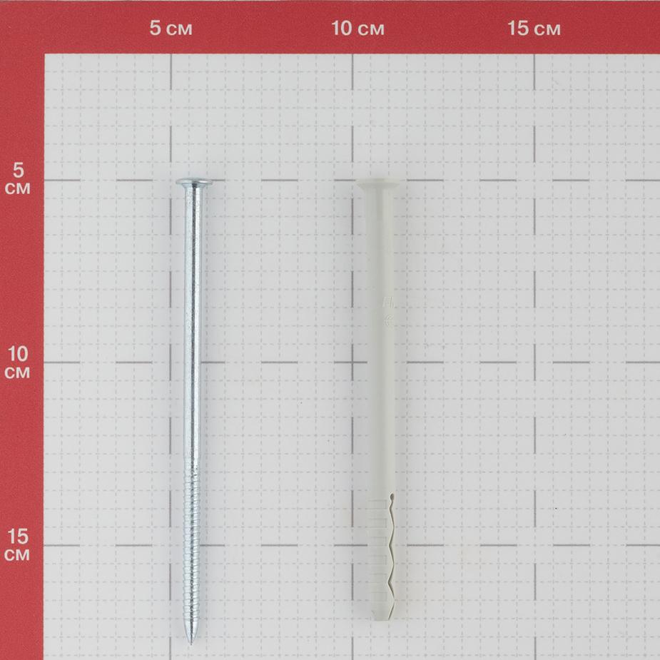 Дюбель-гвоздь Friulsider TSS 8x120 мм потайная манжета нейлон (4 шт.) Дюбель-гвоздь Friulsider TSS 8x120 мм потайная манжета нейлон (4 шт.)