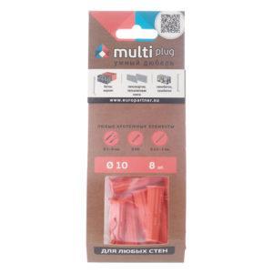 Дюбель универсальный MULTI plug 10x40 мм нейлон (8 шт.)
