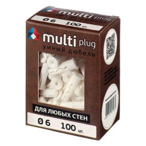 Дюбель универсальный MULTI plug 6x25 мм нейлон (100 шт.)