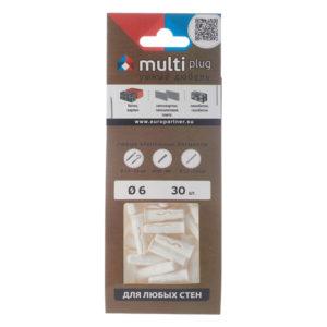 Дюбель универсальный MULTI plug 6x25 мм нейлон (30 шт.)