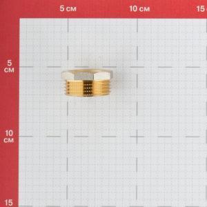 Футорка 1 НР(ш) х 3/4 ВР(г) латунная