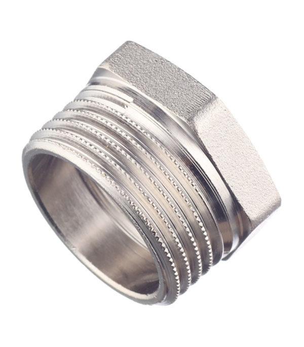 Футорка Stout (SFT-0029-000134) 1 НР(ш) х 3/4 ВР(г) латунная