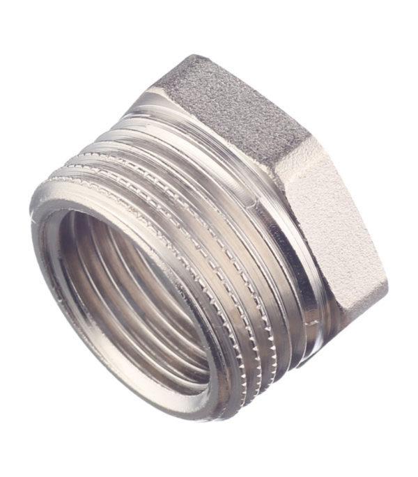 Футорка Stout (SFT-0029-003412) 3/4 НР(ш) х 1/2 ВР(г) латунная Футорка Stout (SFT-0029-003412) 3/4 НР(ш) х 1/2 ВР(г) латунная