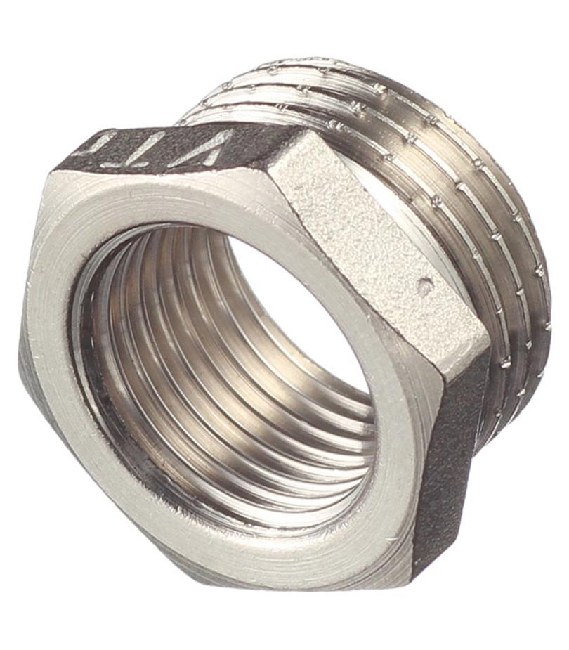 Футорка VALTEC (VTr.581.N.0403) 1/2 НР(ш) х 3/8 ВР(г) латунная Футорка VALTEC (VTr.581.N.0403) 1/2 НР(ш) х 3/8 ВР(г) латунная