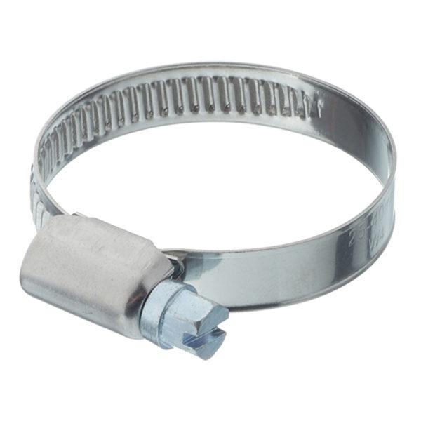 Хомут обжимной 25-40 мм нержавеющая сталь