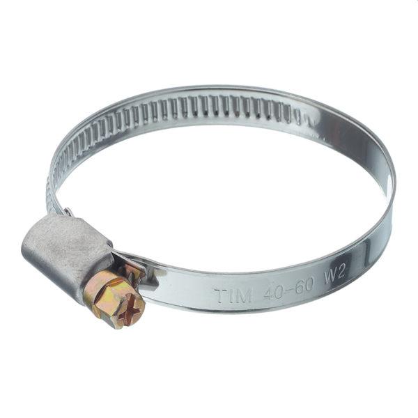 Хомут обжимной 40-60 мм нержавеющая сталь (2 шт.)