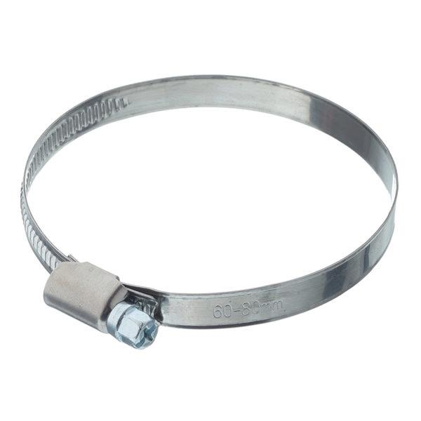 Хомут обжимной 60-80 мм нержавеющая сталь (2 шт.)