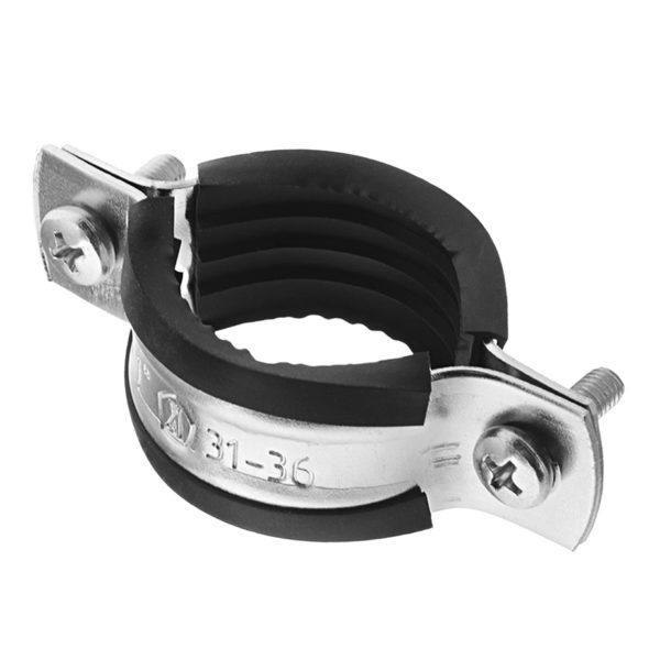 Хомут сантехнический 1 32-35 мм оцинкованная сталь (50 шт.)