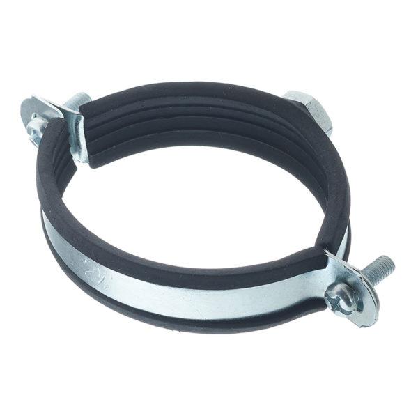 Хомут сантехнический 2 1/2 74-80 мм оцинкованная сталь (20 шт.)