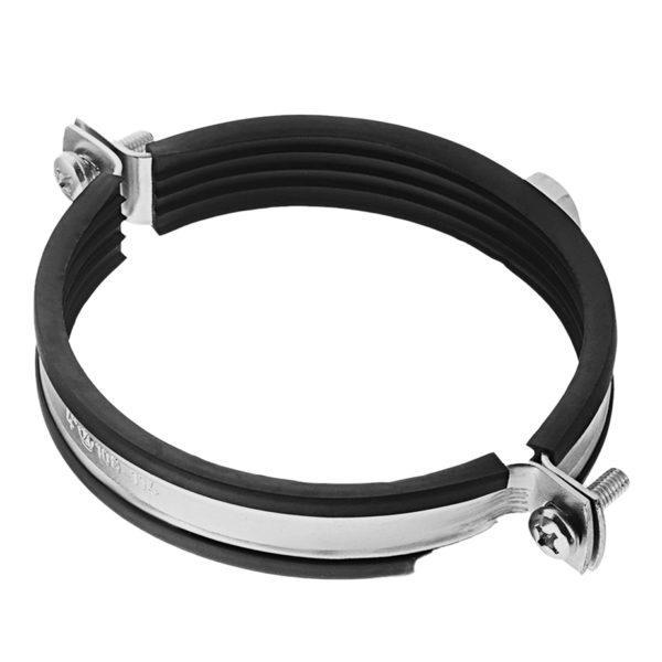 Хомут сантехнический 4 110-115 мм оцинкованная сталь (10 шт.) Хомут сантехнический 4 110-115 мм оцинкованная сталь (10 шт.)