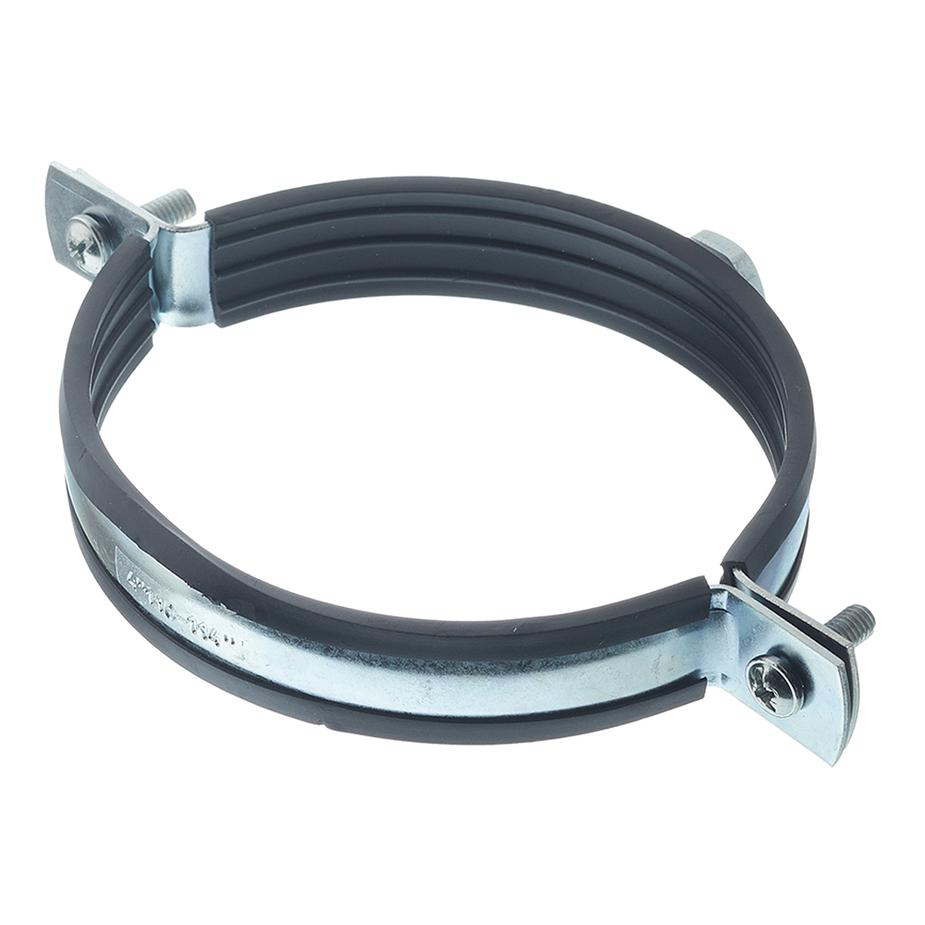 Хомут сантехнический 4 110-115 мм оцинкованная сталь со шпилькой и дюбелем Хомут сантехнический 4 110-115 мм оцинкованная сталь со шпилькой и дюбелем