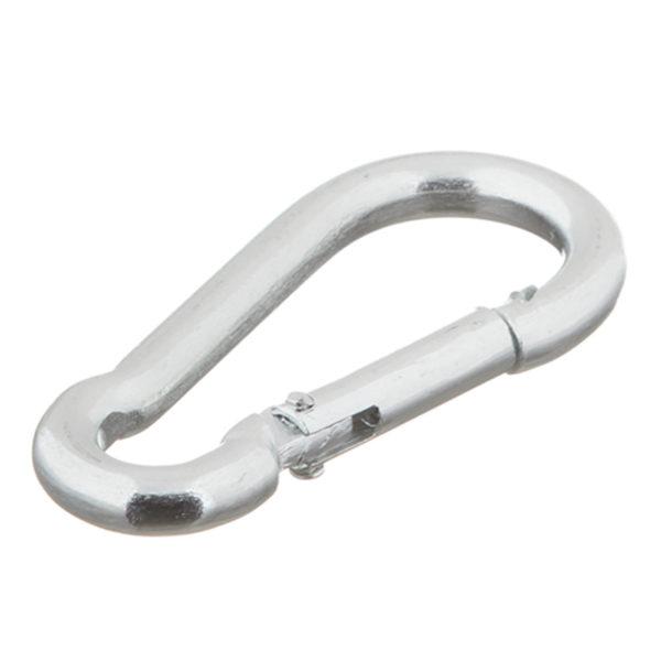 Карабин пружинный d5 мм 50 мм DIN 5299 Карабин пружинный d5 мм 50 мм DIN 5299