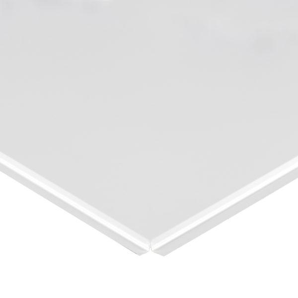 Кассета алюминиевая Албес Tegular Эконом 600х600 мм белая матовая