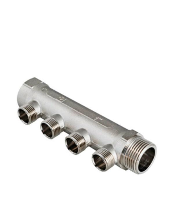 Коллектор VALTEC (VTc.500.N.0604) 1 ВР(г) х 4 выхода 1/2 НР(ш) х 1 НР(ш)