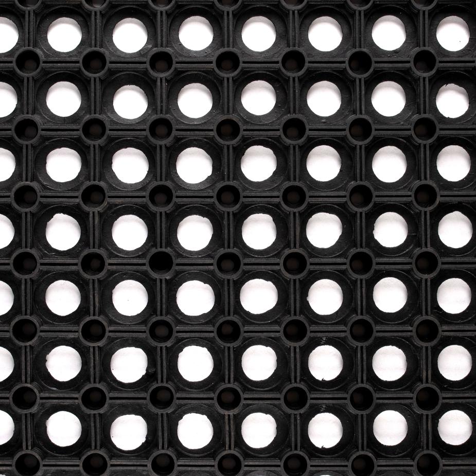 Коврик придверный резиновый черный 80х50 см 16 мм Коврик придверный резиновый черный 80х50 см 16 мм