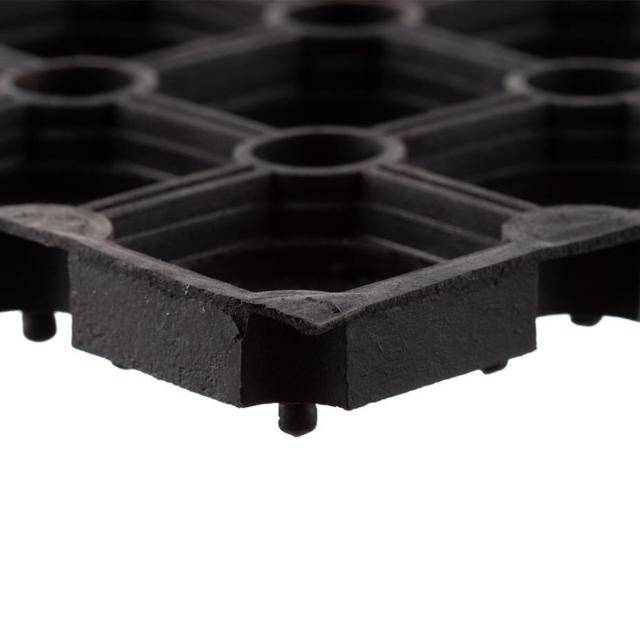 Коврик придверный резиновый черный 80х50 см 16 мм Коврик придверный резиновый черный 80х50 см 16 мм