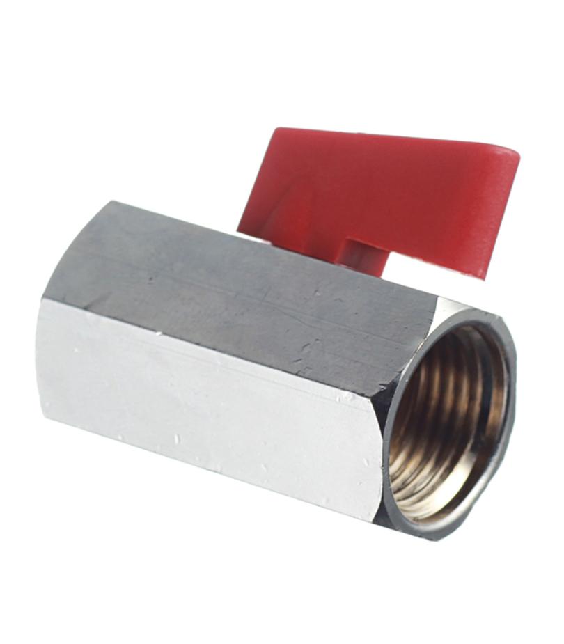 Кран шаровой латунный 1/2 ВР(г) х 1/2 ВР(г) мини прямой Кран шаровой латунный 1/2 ВР(г) х 1/2 ВР(г) мини прямой