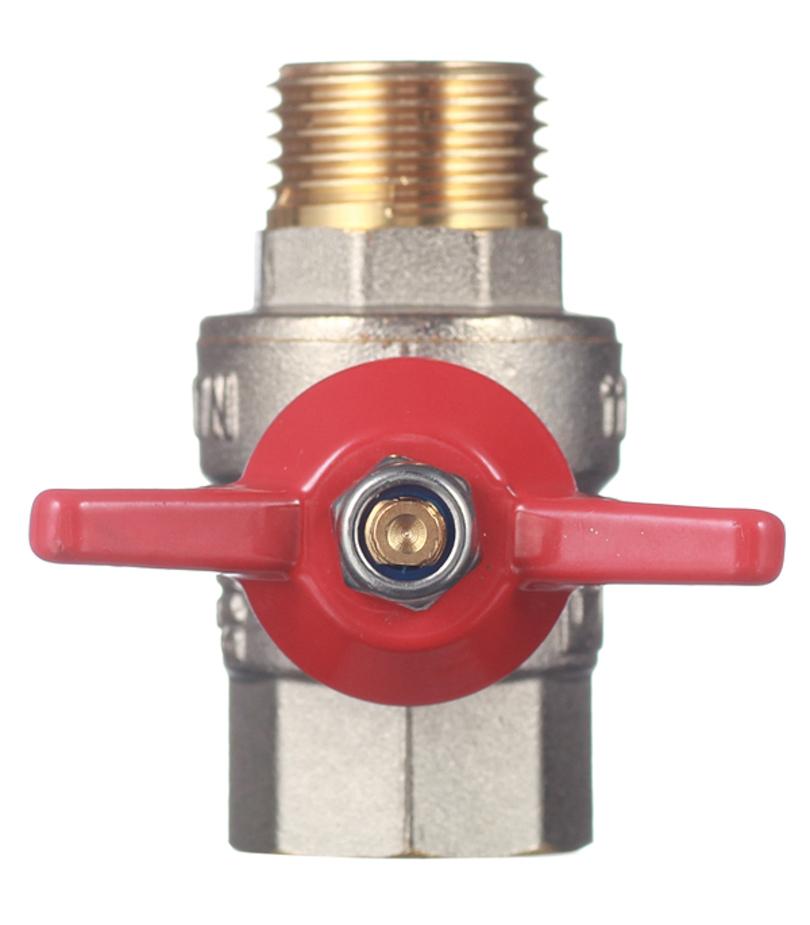 Кран шаровой латунный VALTEC Base (VT.218.N.04) 1/2 ВР(г) х 1/2 НР(ш) бабочка прямой Кран шаровой латунный VALTEC Base (VT.218.N.04) 1/2 ВР(г) х 1/2 НР(ш) бабочка прямой