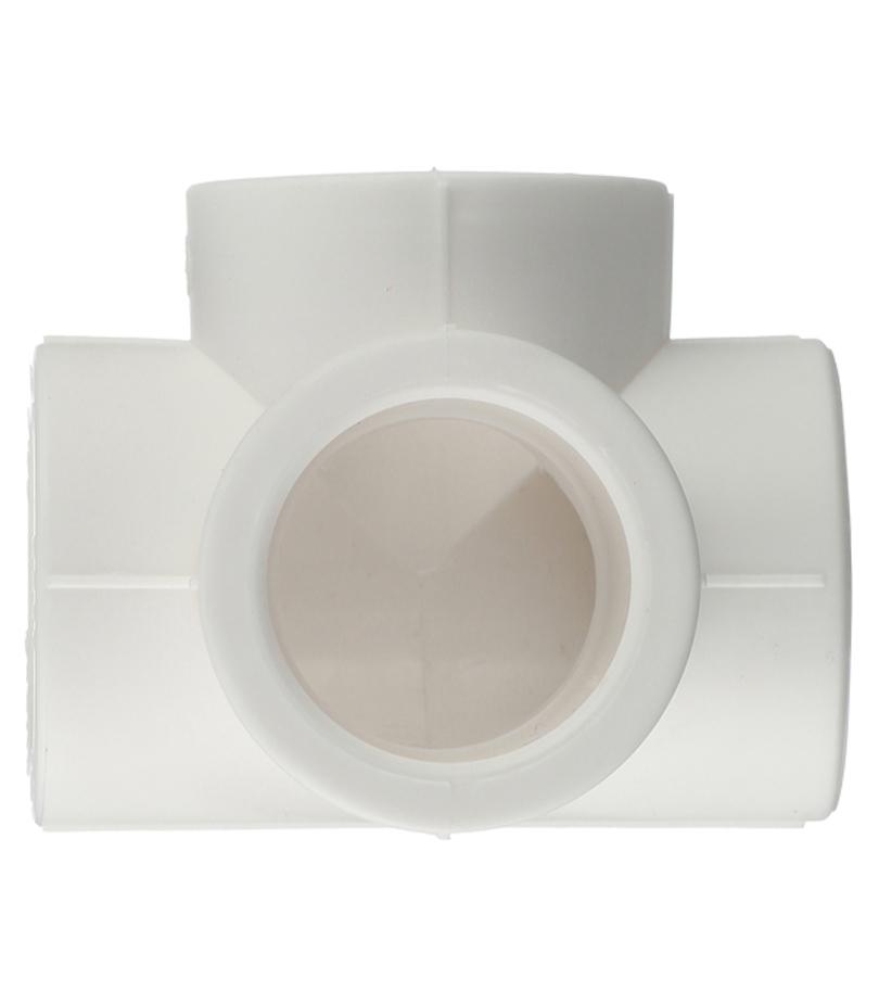 Крестовина полипропиленовая VALTEC (VTp.778.0.032) двухплоскостная 32 мм Крестовина полипропиленовая VALTEC (VTp.778.0.032) двухплоскостная 32 мм