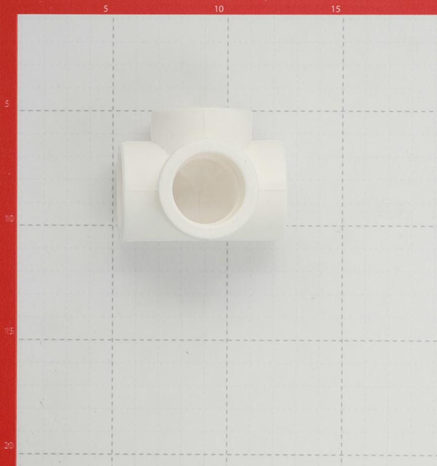 Крестовина полипропиленовая VALTEC (VTp.778.0.032) двухплоскостная 32 мм Крестовина полипропиленовая VALTEC (VTp.778.0.032) двухплоскостная 32 мм