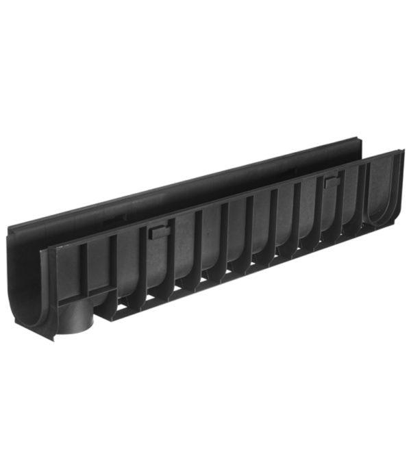 Лоток водоотводный Gidrolica (802) класс С250 1000х145х185 мм пластиковый