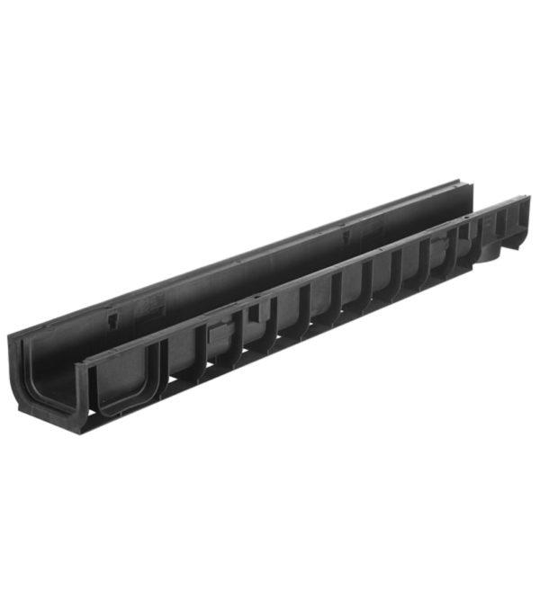 Лоток водоотводный Gidrolica (804) класс С250 1000х145х100 мм пластиковый