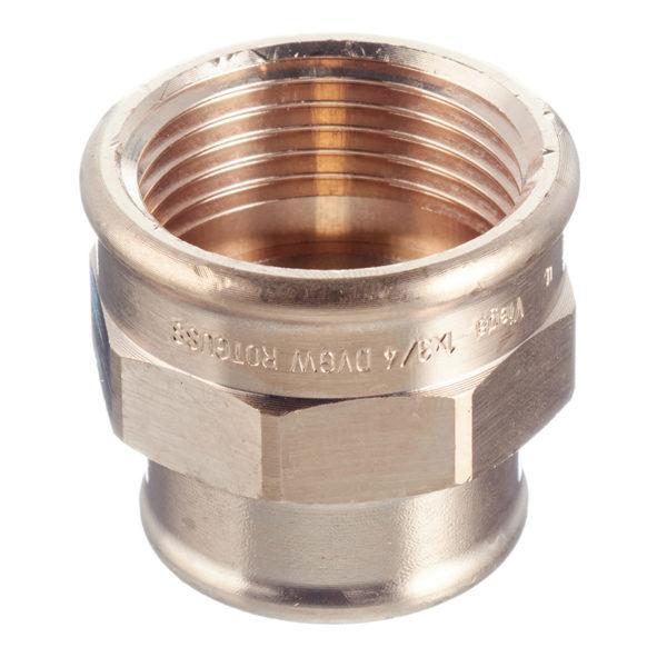 Муфта переходная Viega (266356) 1 ВР(г) х 3/4 ВР(г) бронзовая