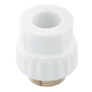 Муфта полипропиленовая 20 мм х 3/4 НР(ш)