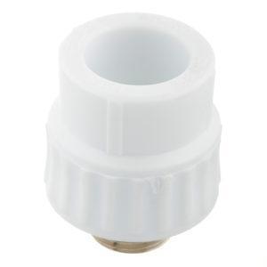 Муфта полипропиленовая 25 мм х 1/2 НР(ш)