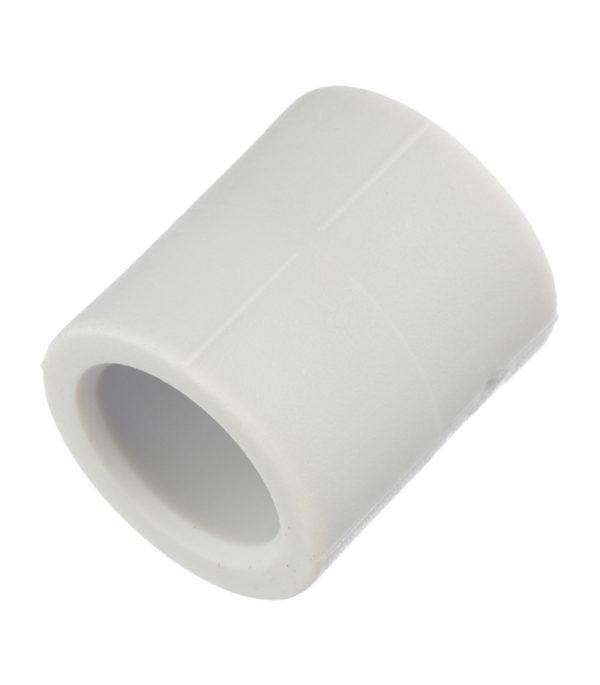 Муфта полипропиленовая FV-PLAST (201020) 20 мм серая Муфта полипропиленовая FV-PLAST (201020) 20 мм серая