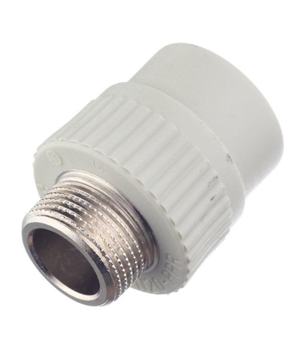 Муфта полипропиленовая FV-PLAST (215025) 25 мм х 3/4 НР(ш) серая Муфта полипропиленовая FV-PLAST (215025) 25 мм х 3/4 НР(ш) серая