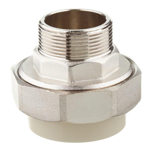 Муфта полипропиленовая FV-PLAST (237050) разъемная (американка) 50 мм х 1 1/2 НР(ш)