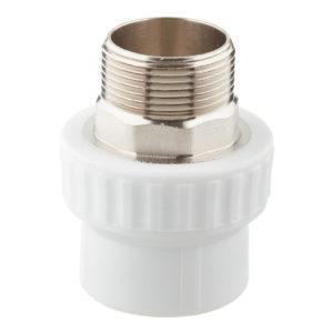 Муфта полипропиленовая под ключ 40 мм х 1 1/4 НР(ш)