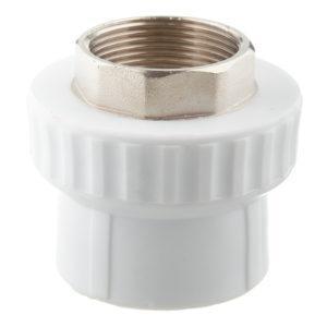 Муфта полипропиленовая под ключ 50 мм х 1 1/2 ВР(г)