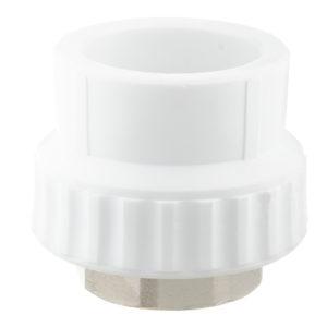 Муфта полипропиленовая под ключ 63 мм х 2 ВР(г)