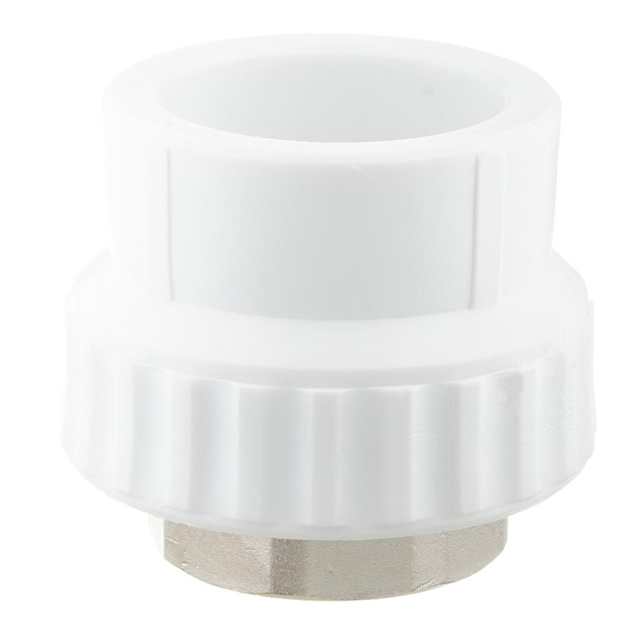 Муфта полипропиленовая под ключ 63 мм х 2 ВР(г) Муфта полипропиленовая под ключ 63 мм х 2 ВР(г)