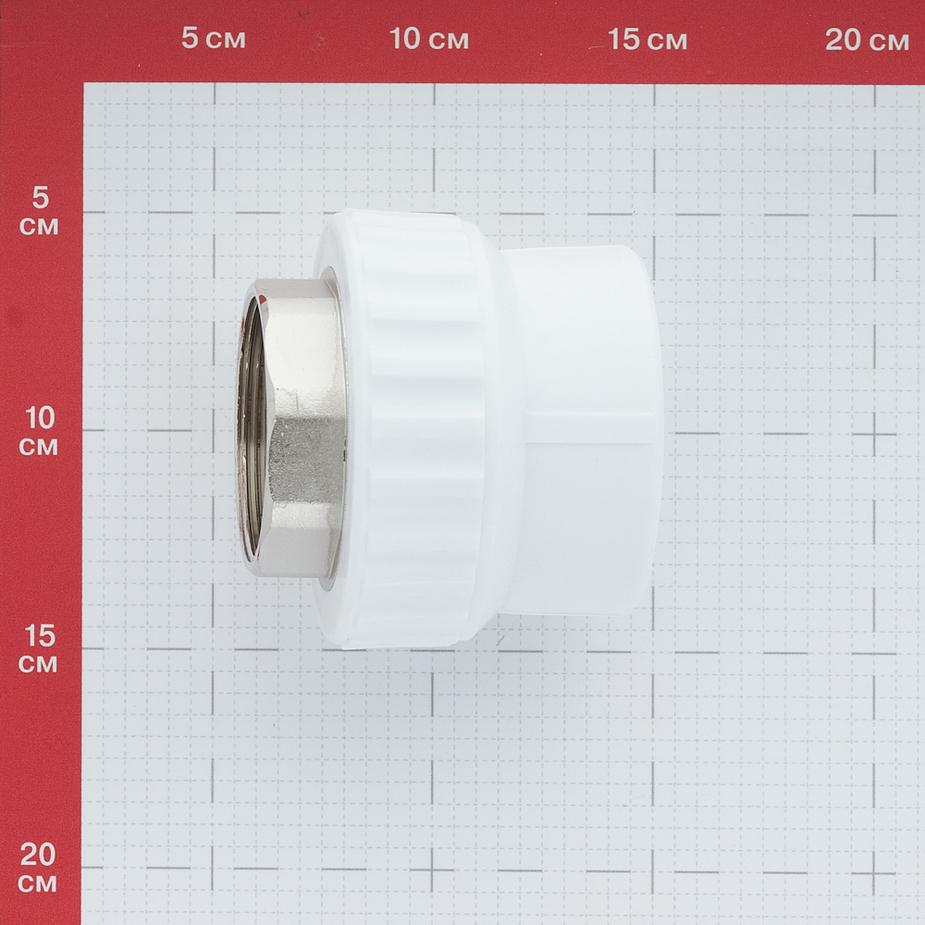 Муфта полипропиленовая под ключ 63 мм х 2 ВР(г) Муфта полипропиленовая под ключ 63 мм х 2 ВР(г)