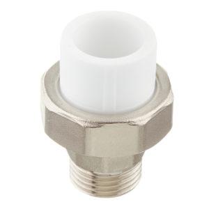 Муфта полипропиленовая разъемная (американка) 20 мм х 1/2 НР(ш)