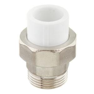 Муфта полипропиленовая разъемная (американка) 20 мм х 3/4 НР(ш)