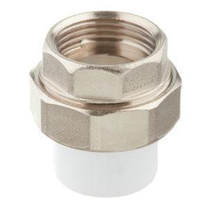 Муфта полипропиленовая разъемная (американка) 20 мм х 3/4 ВР(г)