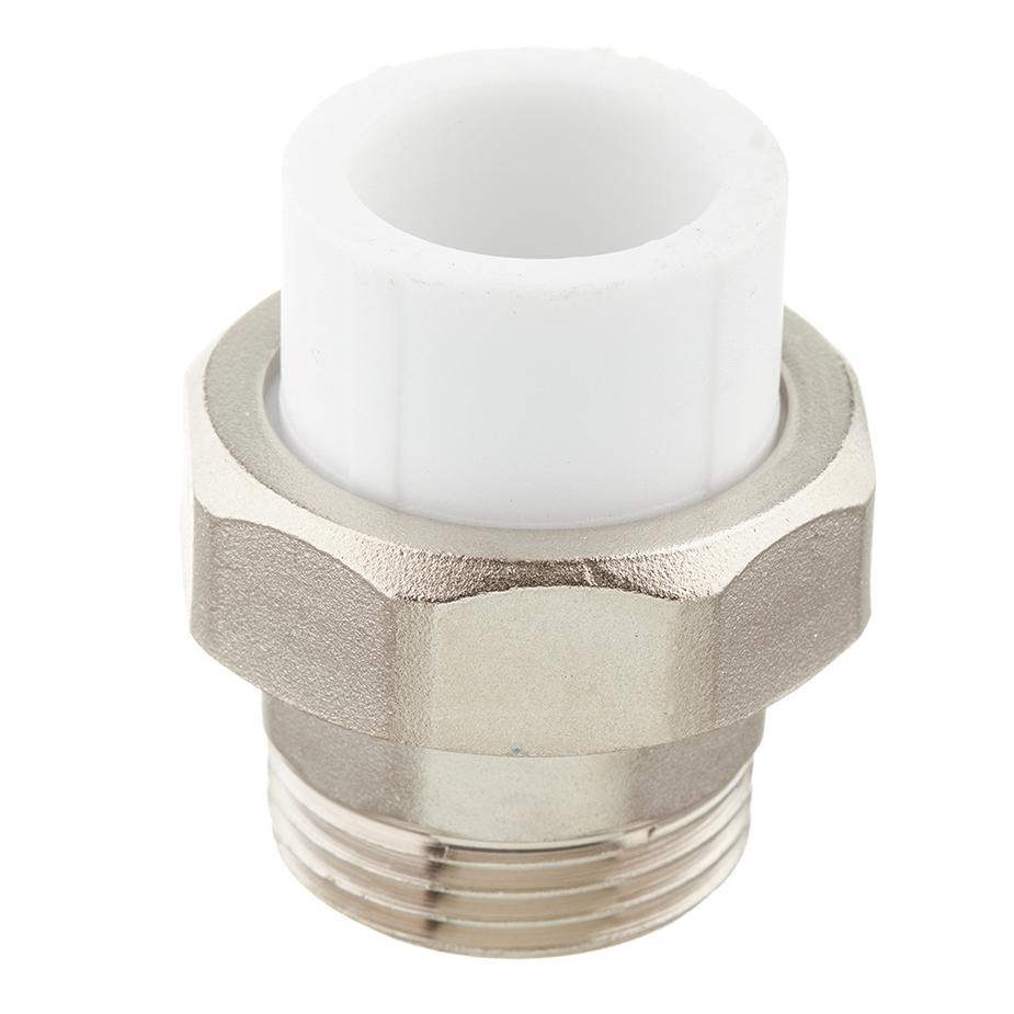 Муфта полипропиленовая разъемная (американка) 25 мм х 1 НР(ш) Муфта полипропиленовая разъемная (американка) 25 мм х 1 НР(ш)