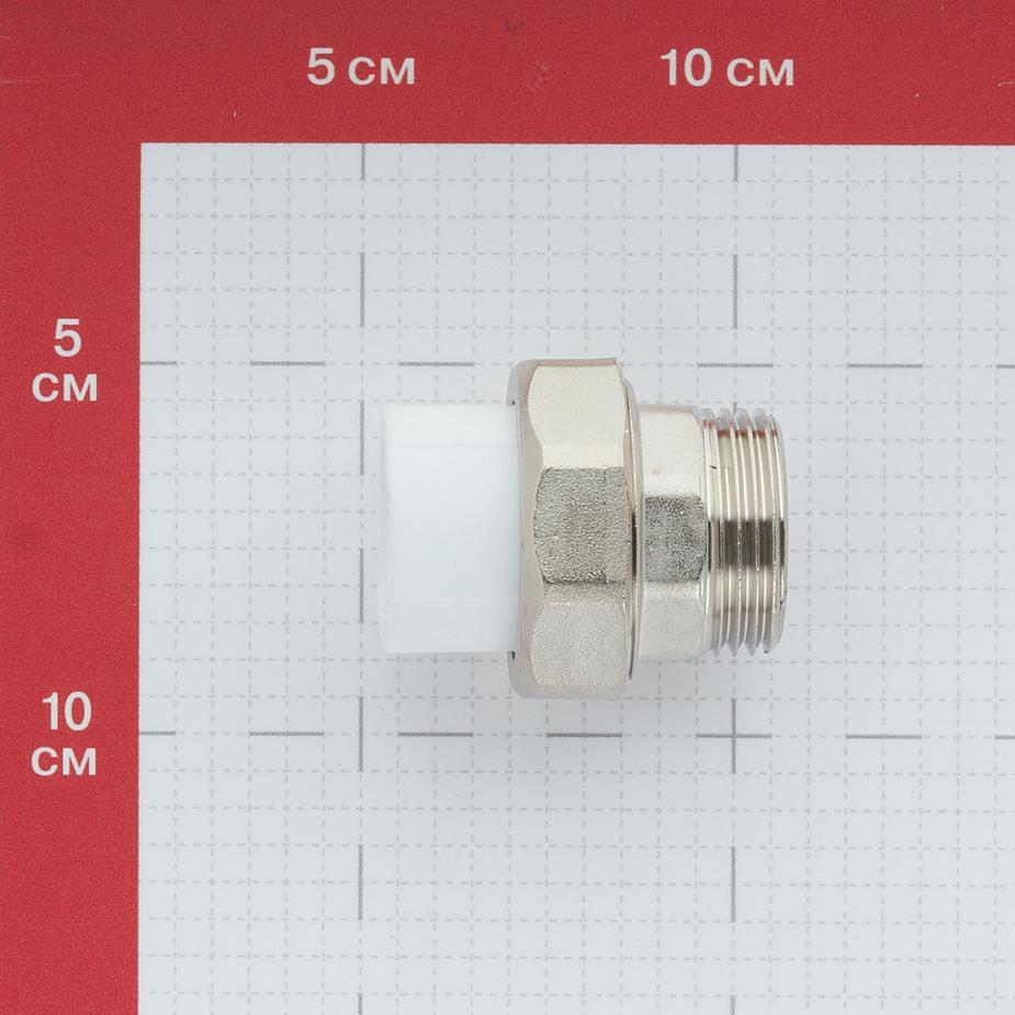 Муфта полипропиленовая разъемная (американка) 25 мм х 1 НР(ш) Муфта полипропиленовая разъемная (американка) 25 мм х 1 НР(ш)