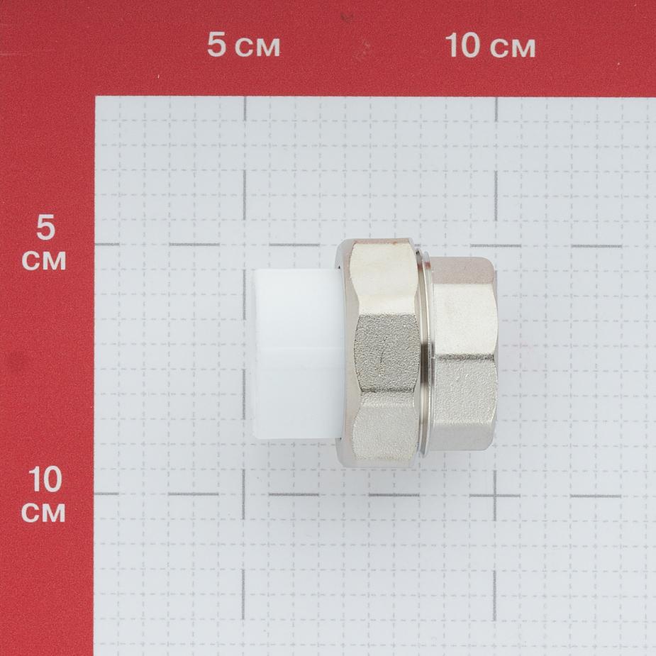 Муфта полипропиленовая разъемная (американка) 25 мм х 1 ВР(г) Муфта полипропиленовая разъемная (американка) 25 мм х 1 ВР(г)