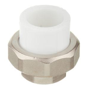 Муфта полипропиленовая разъемная (американка) 25 мм х 3/4 ВР(г)