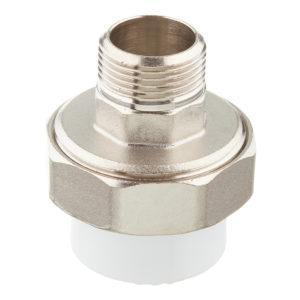 Муфта полипропиленовая разъемная (американка) 32 мм х 3/4 НР(ш)